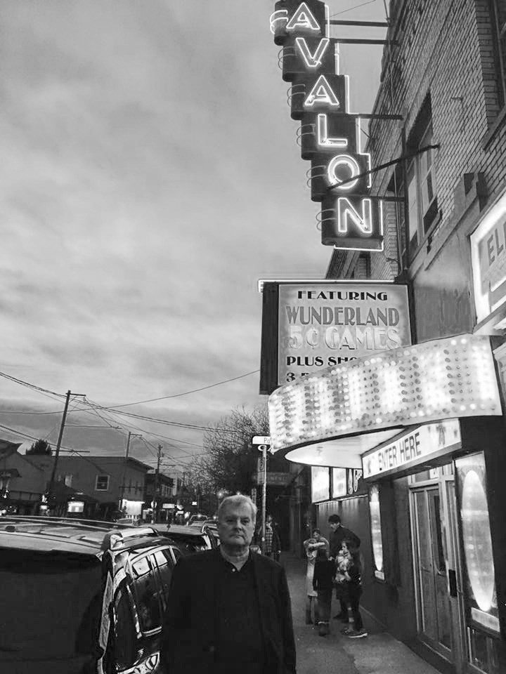 Gerald Teaster under Avalon Marquee