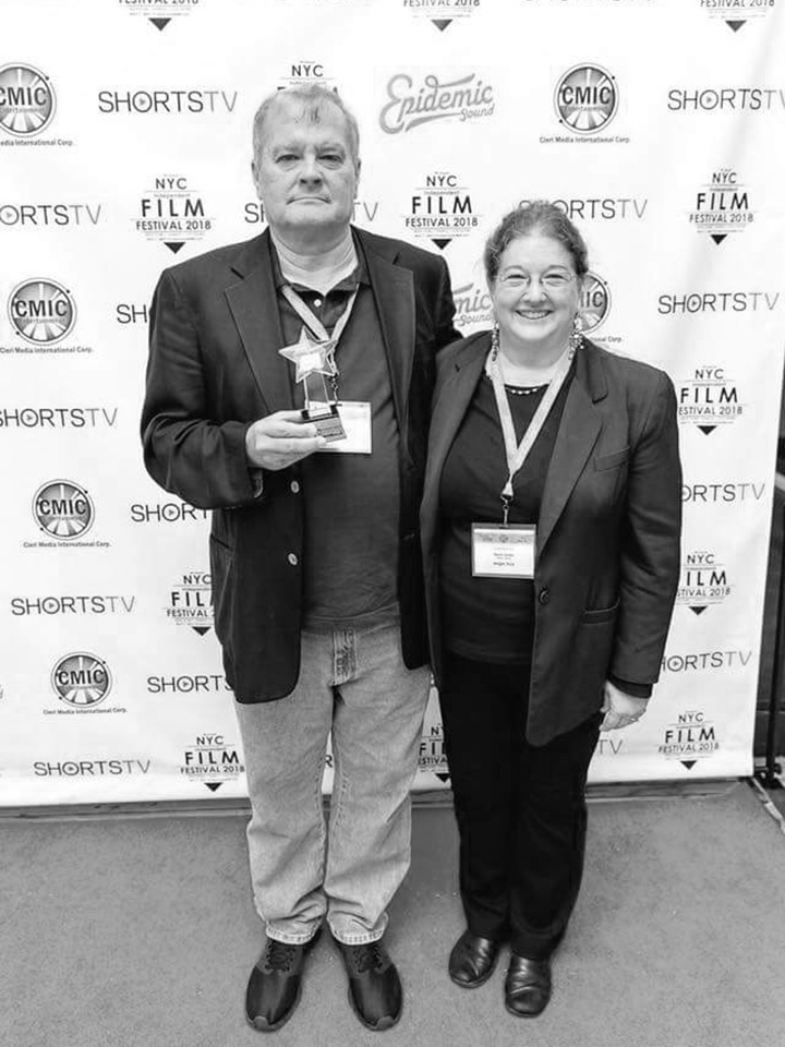 Gerald Teaster at the NYC Independent Film Festival in 2018